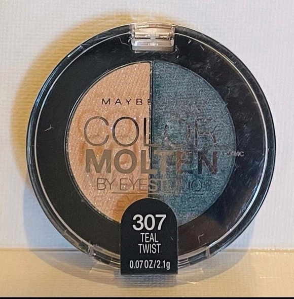 Eyeshadow MAYBELLINE Eye Studio Duo Color Eye Shadow Color TEAL TWIST - Picture 3 of 3